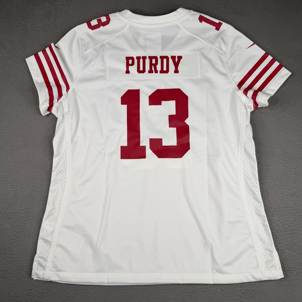 Brock Purdy Jersey Womens XL San Francisco 49ers White NFL Football Nike 13